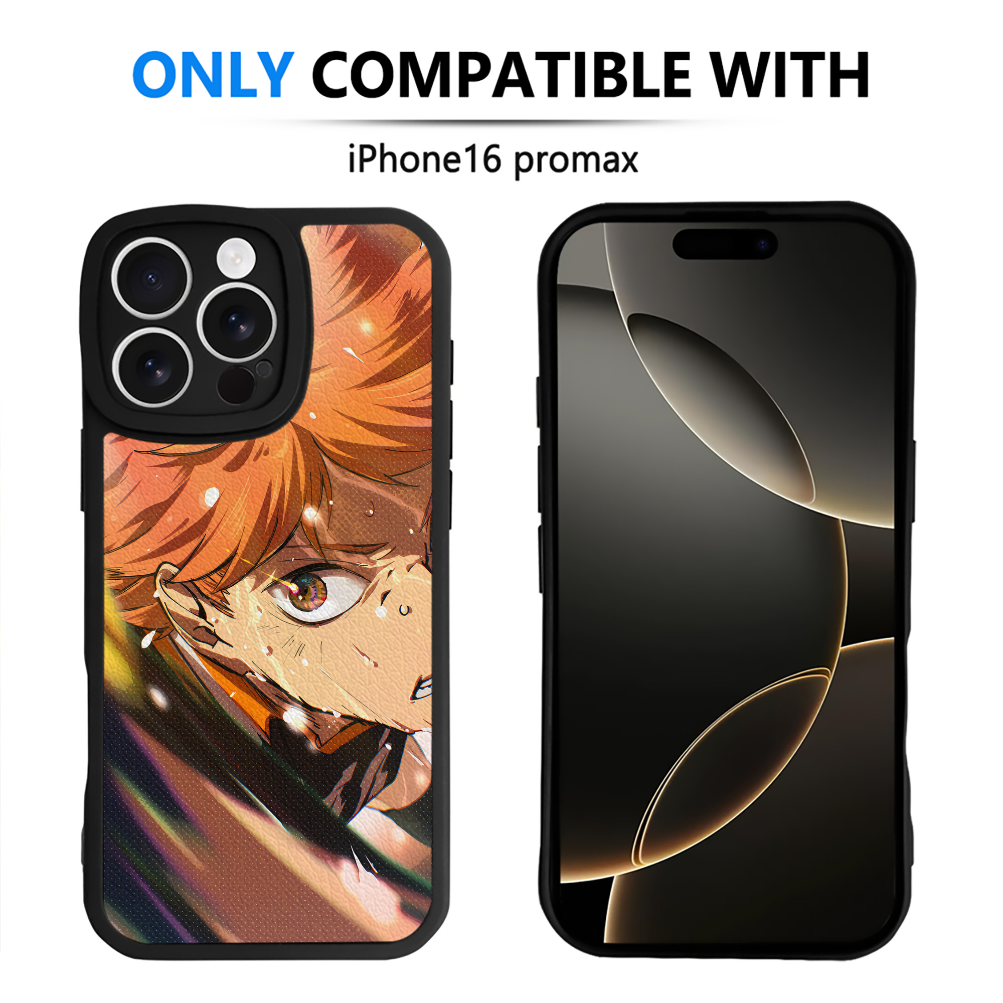（画像用） ハイキュー!! Haikyu!! 【iPhone 16シリーズ対応】シリコンスマホケース（レザー調） 材質：シリコン